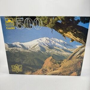 Golden Guild Boundary Peak 500 Piece Puzzle Sealed USA